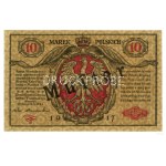 Wzór strony głównej i odwrotnej banknotu o nominale 10 ...