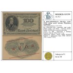 100 polnische Mark, 15.02.1919; ohne Seriennummer und …