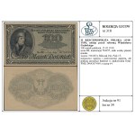 100 Polish marks, February 15, 1919; BE series, serial number 704...