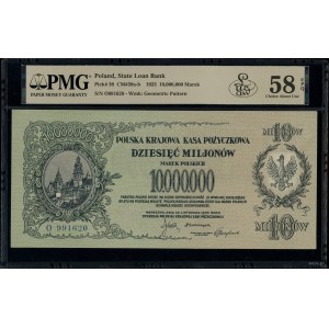 10.000.000 marek polskich, 20.11.1923; seria O, numerac...