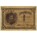 1 złoty, 28.02.1919; seria 72 D, numeracja 029,353; Luc...