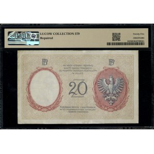 20 zlotych, February 28, 1919; series A.24, serial number 064542; L...