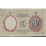 20 zlotych, February 28, 1919; series A.24, serial number 064542; L...