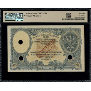 100 złotych, 28.02.1919; seria A., bez oznaczenia numer...