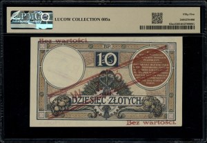 10 złotych, 15.07.1924; emisja II, seria A, numeracja 2...