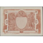 50 złotych, August 28, 1925; test print of the front page of b...
