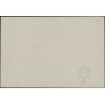 50 złotych, August 28, 1925; test print of the front page of b...