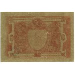 50 złotych, August 28, 1925; test print of the front page of b...