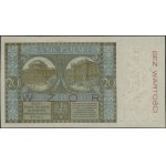 20 złotych, 1.03.1926; seria S., numeracja 0245678, cze...