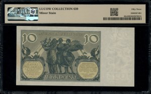 10 złotych, 20.07.1926; bez oznaczenia serii i numeracj...