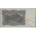 20 złotych, 2.01.1928; niewprowadzony do obiegu banknot...