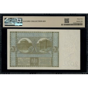 20 złotych, 1.09.1929; seria DZ., numeracja 1411658; Lu...