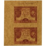 100 złotych, 9.11.1934; próbny druk w kolorze jasnego b...