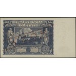20 zlotych, November 11, 1936; AM series, serial number 1234567, part...
