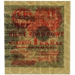 Bilet zdawkowy - 1 grosz, 28.04.1924; seria W, numeracj...