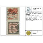 Single-use ticket - 1 grosz, April 28, 1924; Series W, number...