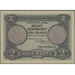 Bilet zdawkowy - 2 złote, 1.05.1925; seria C, numeracja...