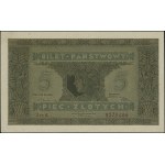 Bilet zdawkowy - 5 złotych, 25.10.1926; seria A., numer...