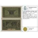 Single-use ticket—5 zlotych, October 25, 1926; Series A, number...