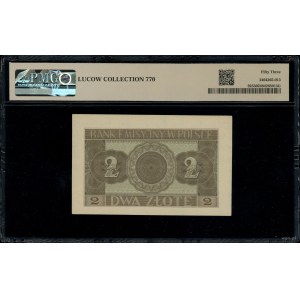 2 złote, 1.03.1940; seria C, numeracja 2837481; Lucow 7...