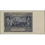 20 złotych, 1.03.1940; seria A, numeracja 0000000, bez ...