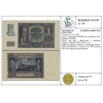 20 Złoty, 1. März 1940; Serie A, Nummerierung 0000000, ohne …