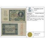 5 Złoty, 1. August 1941; Serie AF, Nummer 0343696, rot...