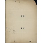Receptura papieru do druku biletu 500 złotych, 1.03.194...