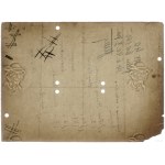 Receptura papieru do druku biletu 500 złotych, 1.03.194...