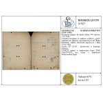 Receptura papieru do druku biletu 500 złotych, 1.03.194...
