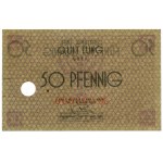 50 pfennigs, May 15, 1940; no series designation, serial number...