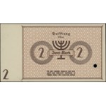 2 marki, 15.05.1940; bez oznaczenia serii, numeracja 00...