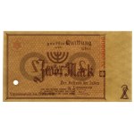 2 marki, 15.05.1940; bez oznaczenia serii, numeracja 00...