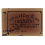 10 fenigów, 15.05.1944; seria A, stempel MUSTER na stro...