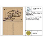 10 fenigů, 15. 5. 1944; série A, razítko MUSTER na l...