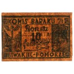 Bon na 10 fenigów, 1942; seria I, numeracja 083, podpis...