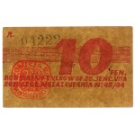 Bon na 10 fenigów, 2.11.1944; numeracja 04222; Lucow 93...