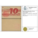 A 10-fenig voucher, November 2, 1944; serial number 04222; Lucow 93...