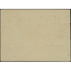 Bon na 1 markę, 2.11.1944; numeracja 134752; Lucow 943a...