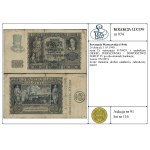 20 złotych, 1.03.1940; seria D, numeracja 9176829, z na...