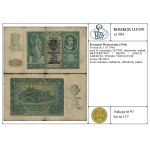 50 złotych, 1.03.1940; seria B, numeracja 2427945, obus...