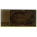 500 zlotých, 15. 8. 1940; oboustranný model první...
