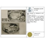 500 zlotých, 15. 8. 1940; oboustranný model první...