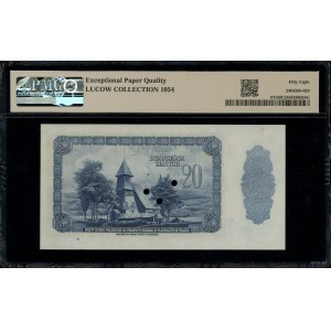 20 złotych, 20.08.1939; bez oznaczenia serii, numeracja...