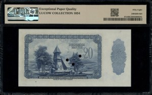 20 złotych, 20.08.1939; bez oznaczenia serii, numeracja...