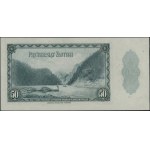 50 złotych, 20.08.1939; seria H, numeracja 485450; Luco...