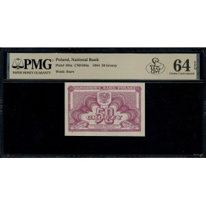 50 groszy, 1944; bez oznaczenia serii i numeracji; Luco...