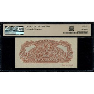 2 złote, 1944; w klauzuli OBOWIĄZKOWYM, seria Аа, numer...