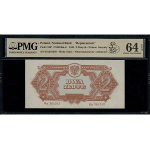 2 złote, 1944; w klauzuli OBOWIĄZKOWYM, seria Ка, numer...