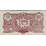 100 złotych, 1944; w klauzuli OBOWIĄZKOWE, seria Ax, nu...
